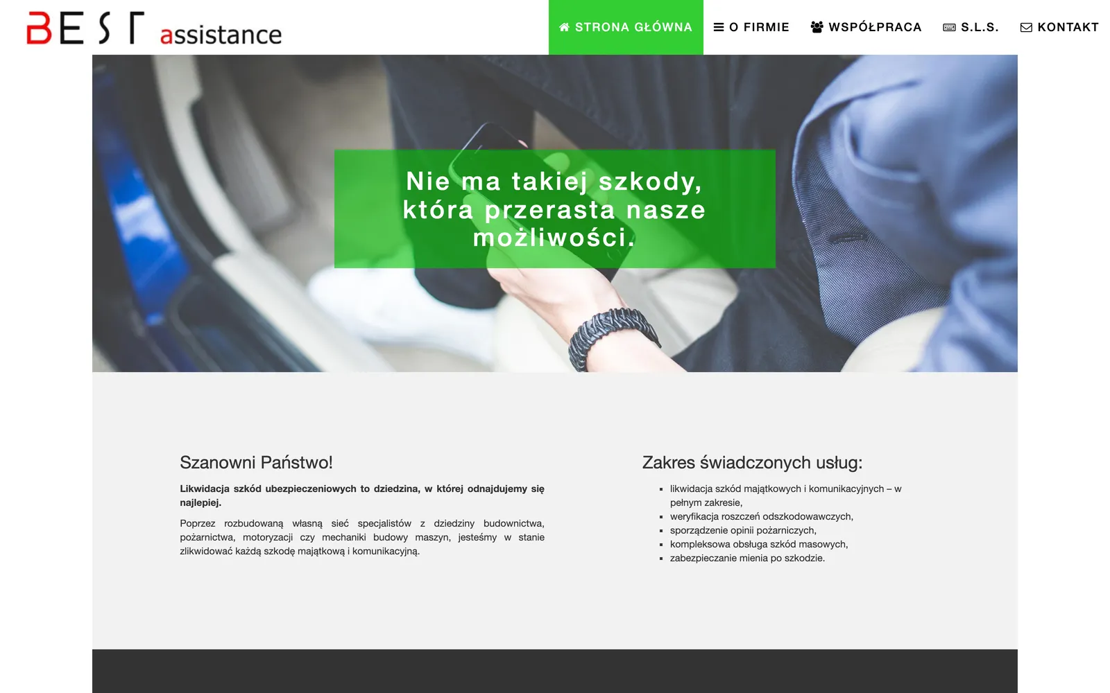 The corporate website of Best Assistance